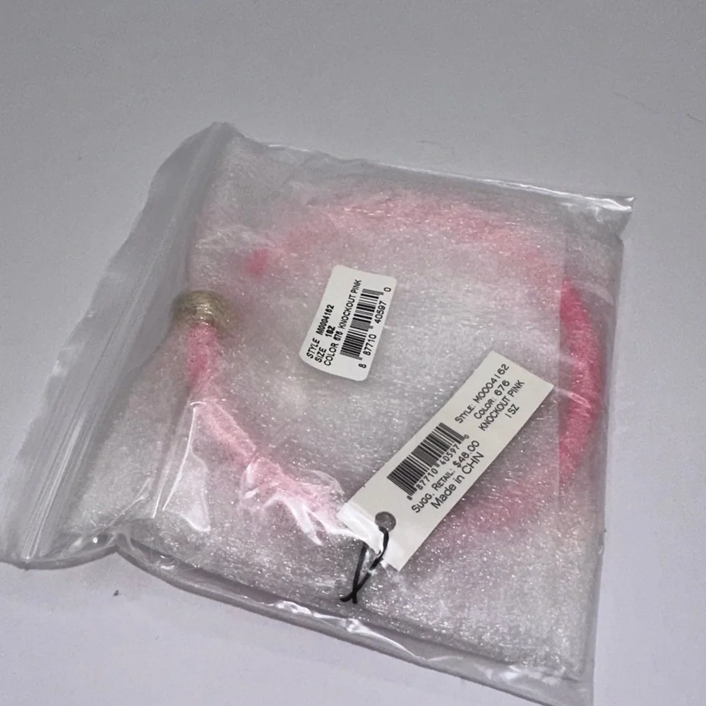 Marc By Marc Jacobs Knockout Pink Bracelet - One Size NWT Retail $48